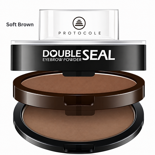 Dual Shade Brow Stamp 3 Shapes, Water Activated Powder