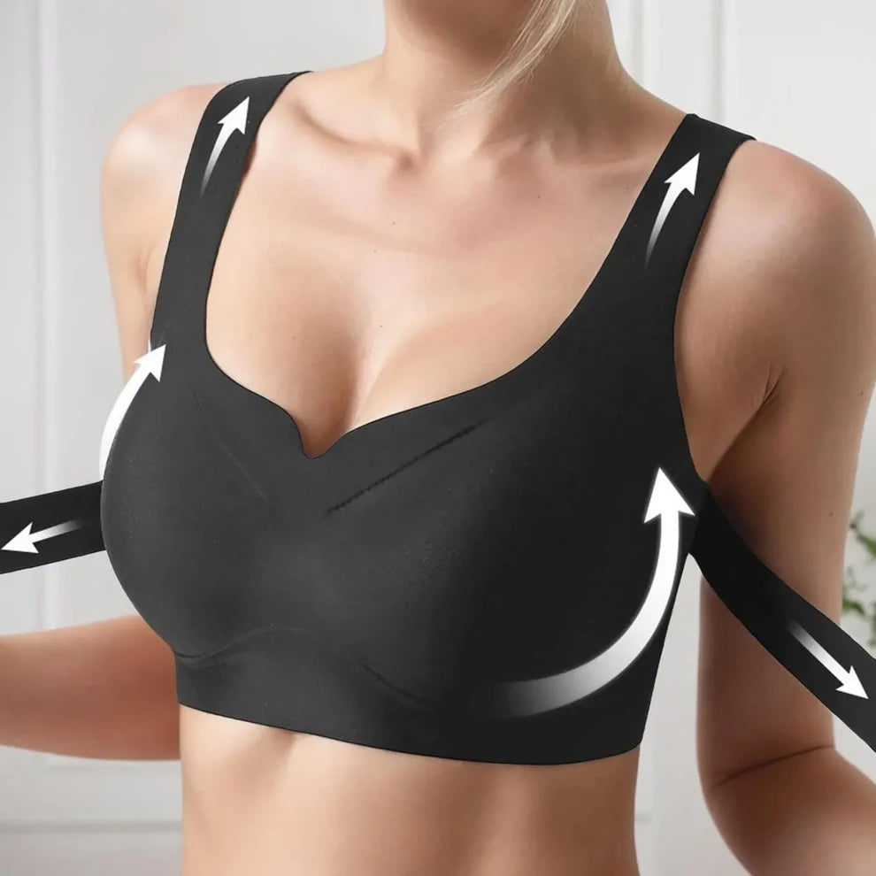 Brassière Maintien — sans armatures, agrafage avant